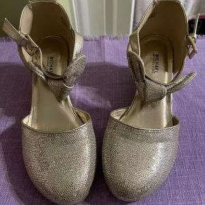 Michael Kors Gold Wedges